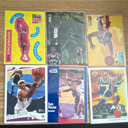 Upper deck 1996 nba - deck, 6-card