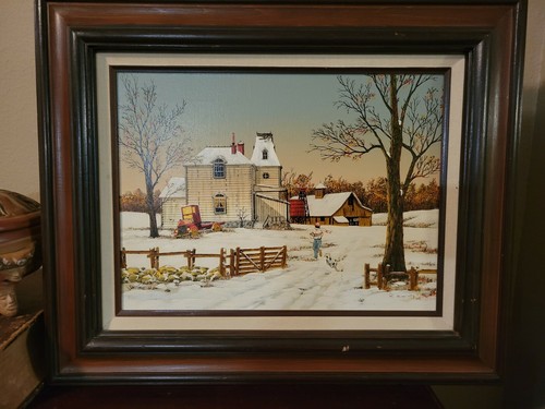 Americana folk art - art, oil